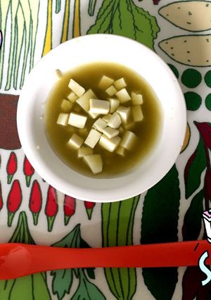 離乳食 中期～トロトロ豆腐とほうれん草～-レシピのメイン写真