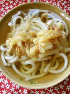 控えめな♪かき揚げ天ぷらうどん!-レシピのメイン写真