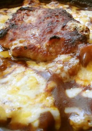 再現♪焼きチーズハンバーグカレードリア！-レシピのメイン写真
