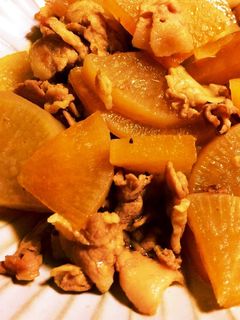 大根と豚肉のうまうま煮物-レシピのメイン写真