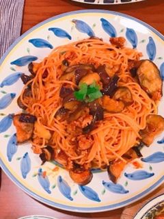 ナスとひき肉のボロネーゼ-レシピのメイン写真