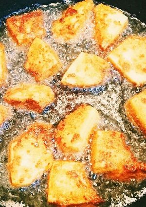 高野豆腐の唐揚げ-レシピのメイン写真
