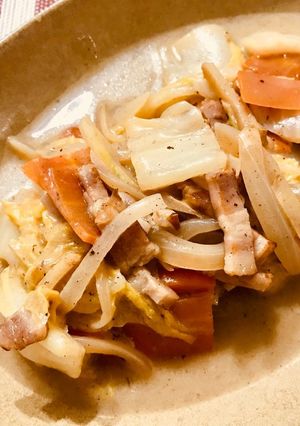 QC・ベーコンと白菜の豆乳煮-レシピのメイン写真