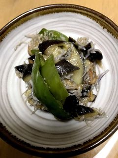 茄子とピーマンのじゃこ炒め☆-レシピのメイン写真