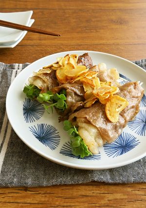 ごはんが進んで食欲UP☆牛肉の貝割れ巻き-レシピのメイン写真