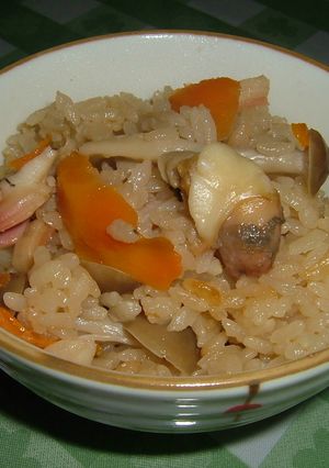ホッキの中華風炊き込みご飯-レシピのメイン写真