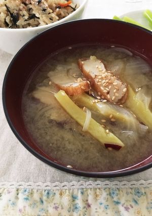 Wさつま★甘めのお味噌汁-レシピのメイン写真
