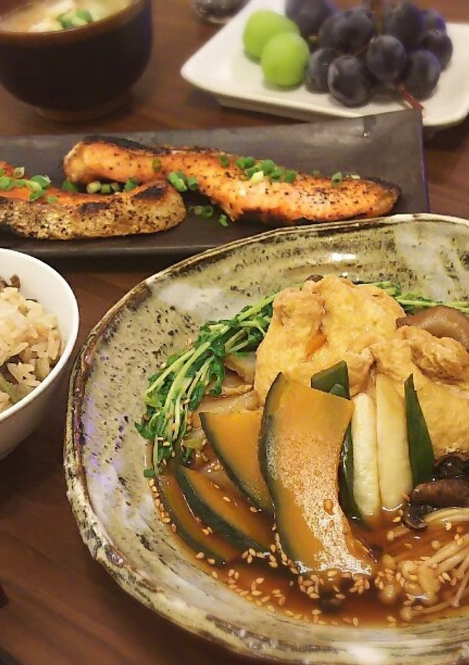 とろ半熟卵の油揚げ巾着煮-レシピのメイン写真