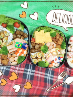簡単だけどやってる感のある運動会お弁当-レシピのメイン写真