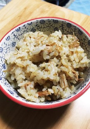 超❁簡単 ツナなめたけ 炊き込みご飯-レシピのメイン写真