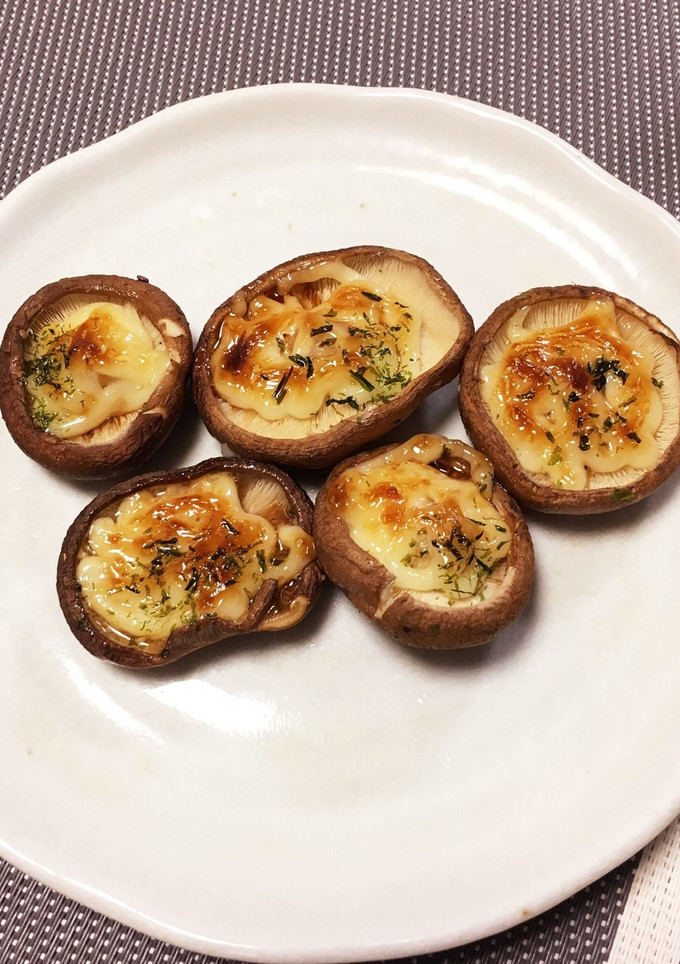 しいたけのマヨネーズ焼き 簡単おつまみ-レシピのメイン写真