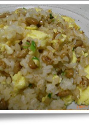 納豆・卵・ごはんでチャーハン！-レシピのメイン写真