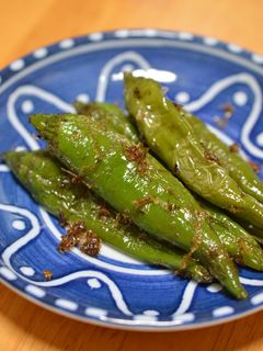 甘唐辛子のかつぶしバター-レシピのメイン写真