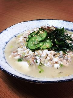 とっても簡単!鯖缶で冷や汁☆-レシピのメイン写真