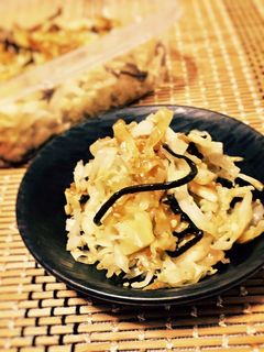 キャベツの塩昆布おかかサラダ◆作り置き-レシピのメイン写真
