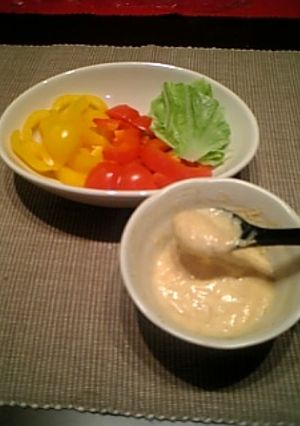 ちょっぴりヘルシー！？豆乳入り味噌マヨ-レシピのメイン写真