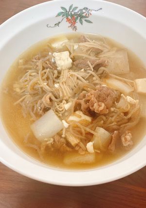 肉の汁☆韓国風食べるスープ-レシピのメイン写真