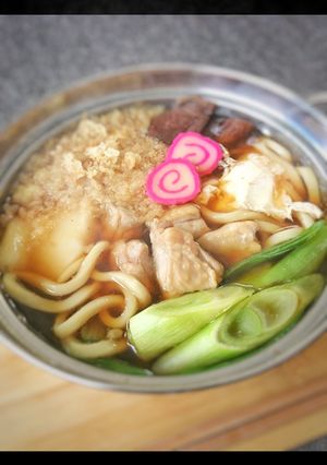 おつゆウマ過ぎ…♡簡単な鍋焼きうどん❀-レシピのメイン写真