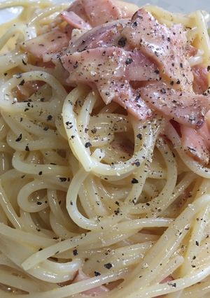 生クリーム不使用のカルボナーラ-レシピのメイン写真