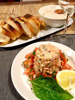 簡単!ごちそう前菜!サーモンタルタル-レシピのメイン写真