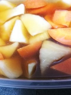 ホエイ(乳清)と麺つゆで☆簡単お漬物-レシピのメイン写真