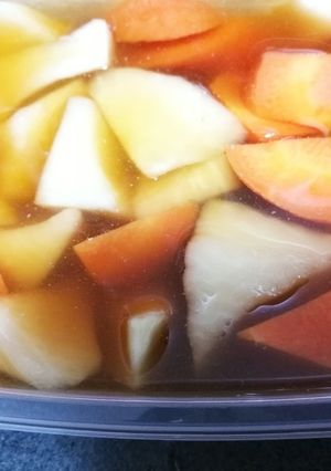 ホエイ（乳清）と麺つゆで☆簡単お漬物-レシピのメイン写真