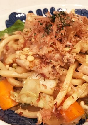 キャベツたっぷり♡うちの焼うどん！-レシピのメイン写真