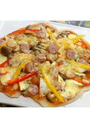 切り餅のpizza！もちピザ★動画あり★-レシピのメイン写真