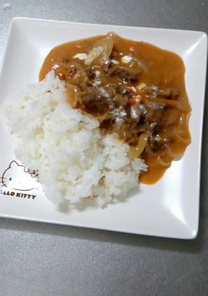 簡単クリーミー♡ビーフストロガノフ-レシピのメイン写真