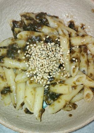 塩麹と海苔のソースを使ったパスタ-レシピのメイン写真