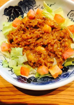 カレールウとハヤシルウで☆タコライス-レシピのメイン写真