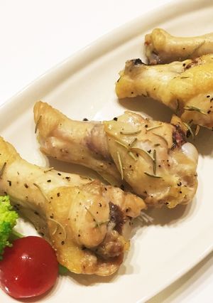 ☆鶏手羽元のハーブ香るオーブン焼き☆-レシピのメイン写真