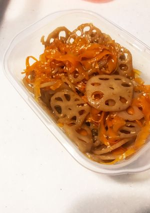 常備菜にんじんとれんこんのきんぴら-レシピのメイン写真