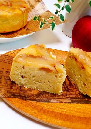 りんごとクリームチーズのケーキ-レシピのメイン写真
