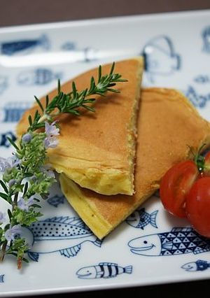 とうもろこしパンケーキ-レシピのメイン写真