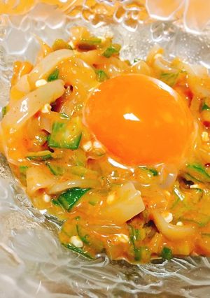 韓国風ピリ辛イカオクラ-レシピのメイン写真
