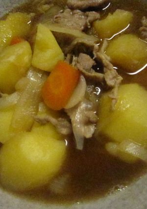 メープルシロップで作る肉じゃが♪-レシピのメイン写真