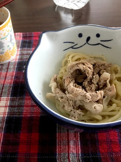 男の簡単、豚うどん-レシピのメイン写真