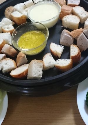 チーズフォンデュとバーニャカウダをHPで-レシピのメイン写真