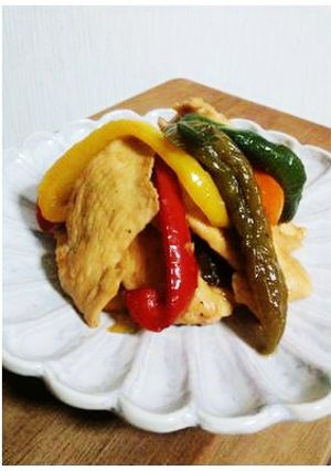 旨！鶏としし唐辛子メープルシロップ炒め-レシピのメイン写真
