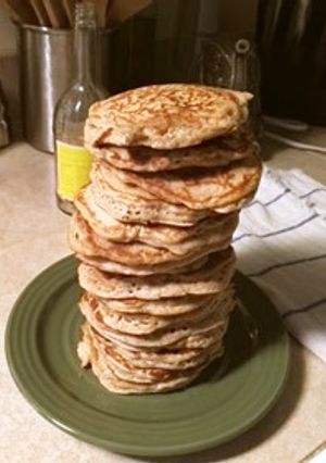 シナモン・オートミール・パンケーキ-レシピのメイン写真