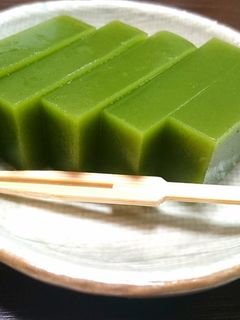 抹茶…じゃないだと!?『青汁の水羊羹』-レシピのメイン写真
