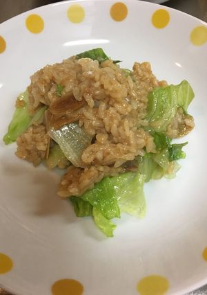 ガーリックレタスチャーハン-レシピのメイン写真