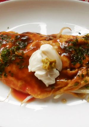 もやし入り♪一銭洋食！-レシピのメイン写真