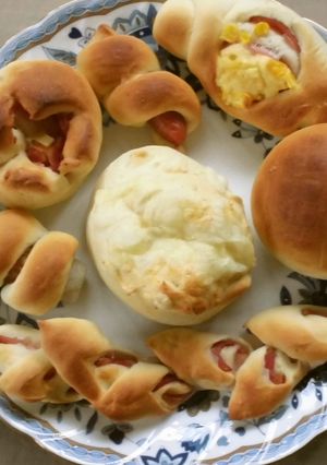 一回の生地でいろんなパン焼けます！-レシピのメイン写真