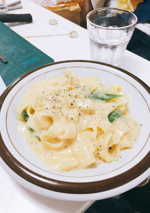我流★失敗しないカルボナーラ-レシピのメイン写真