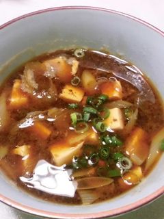 赤出しのお味噌汁-レシピのメイン写真