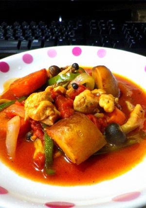 おじさんが作る簡単チキンカチャトーラ-レシピのメイン写真