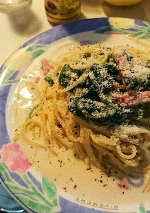 ほうれん草のクリームスパゲッティ-レシピのメイン写真