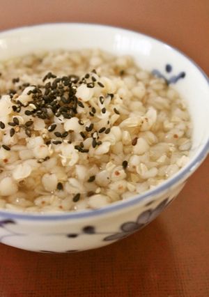 そばつゆをプラス♪ヘルシー♪そば米の粥-レシピのメイン写真